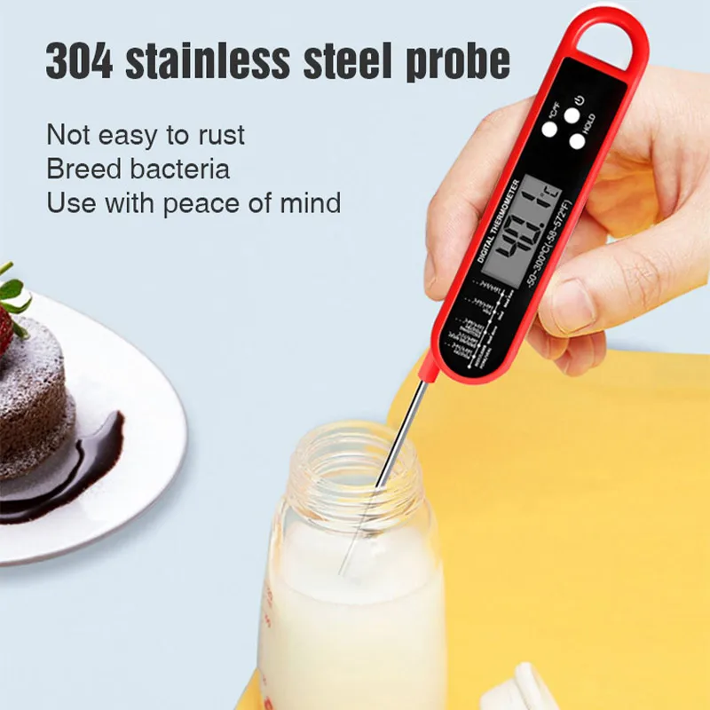 Digital Meat Thermometer Cooking Food Kitchen BBQ Probe Water Milk Oil Liquid Oven Digital Temperaure Sensor Meter Thermocouple