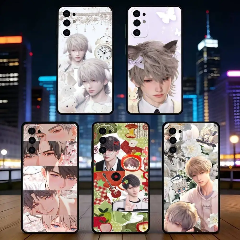 Love Deepspace Xavier Rafayel Sylus Caleb Phone Case Black Silicone Soft  Samsung S25,S24,S21,S22,S23,S30,Ultra,S20,Plus,Fe,Lite