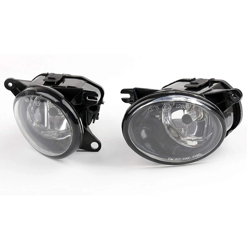 #93M Automotive Parts & Accessories,Front Bumper Light for Audi A6 C5 Fog Light Headlight 2003 2004 (Black)