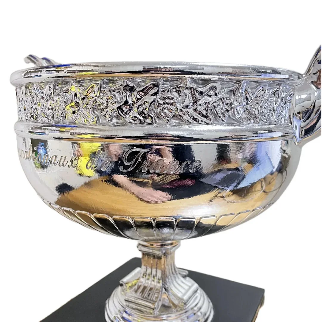 France Men Tennis Champions Trophy 36cm Height