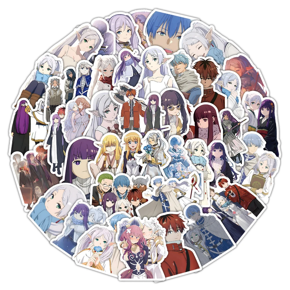 10/30/52pcs Frieren Himmel Stickers Frieren Beyond Journey's End Anime Sticker Decoration Stationery Skateboard Fern Stark Decal