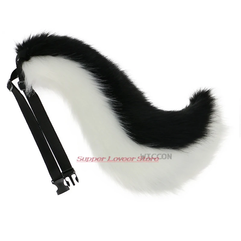 

Fursuit Furry Paws Fluffy Tails Animal Cosplay Dog Puppy Cat Kitty Acessories Cute Anime Cosplay Tail Halloween Party Suit