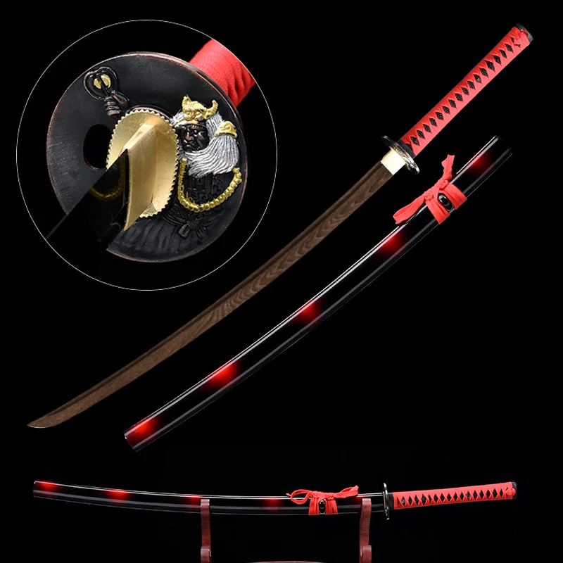 

Chinese Sword For Wushu Practice Rosewood Swords Handmade Full Tang KATANAS Espada