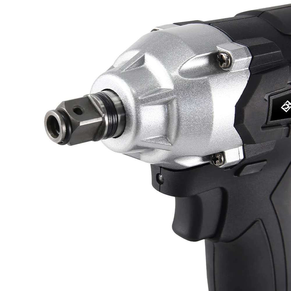 21V 6.35mm Cordless Screwdriver 400N.m Brushless 1/2 inch Electric Wrench Compatible Makita 18V Battery Impact Wrench