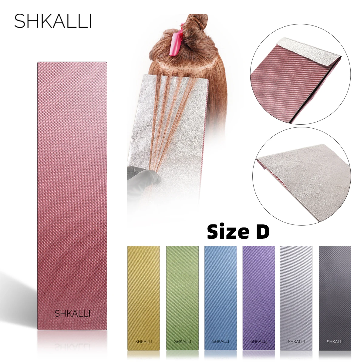 

SHKALLI Professional Hair Colouring Tools, Carbon Fibre Hair Colouring Board, Hairdressing Dye Sheet for Highlighting Tin Foil