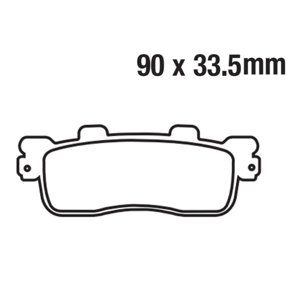 Copper-based Sintered Disc Brake Pads for KAWASAKI J 125 300 Special Edition KYMCO Downtown/Superdink 125i 300i view 2