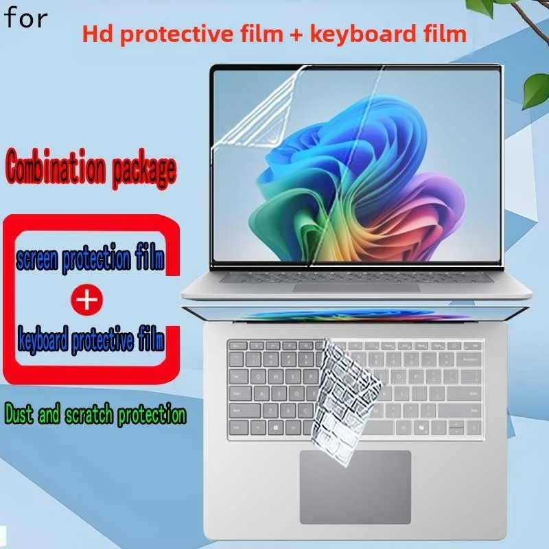 For Microsoft Surface Laptop 15-inch 8th generation laptop screen protective film keyboard film ultra-clear transparent film