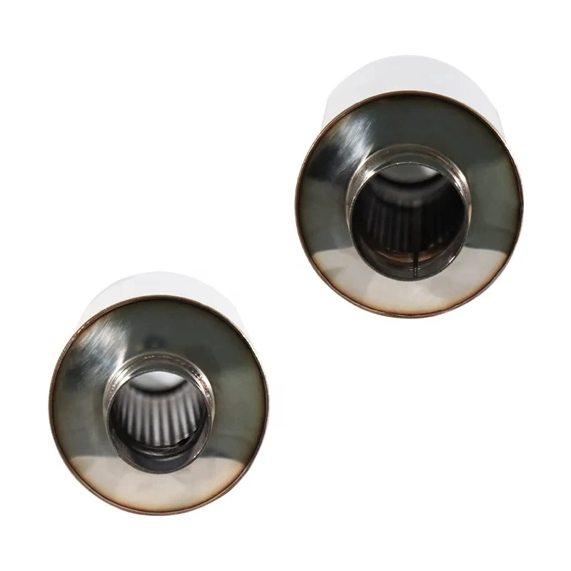 High Quality Carbon Look Exhaust Muffler Tail Pipe Universal Vehicles