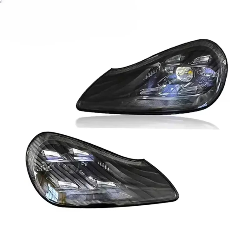 

Car Parts Front Lights for Porsche Cayenne 957 2007-2010 Full LED Headlamp Assembly Strong Laser Matrix Style Replacement