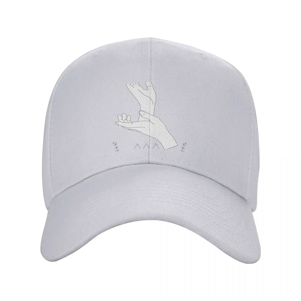 Twin Peaks Laura Palmer Meanwhile Hands Owl Cave Logo Baseball Cap cute Hat Man Luxury Women's Beach Visor Men's