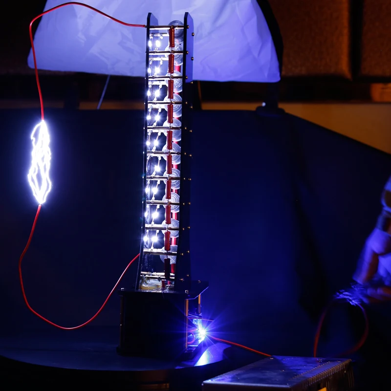 6-Level / 10-Level Marx Generator Pulse High Voltage Generator Lightning Simulation DIY Science Experiment Student Teaching