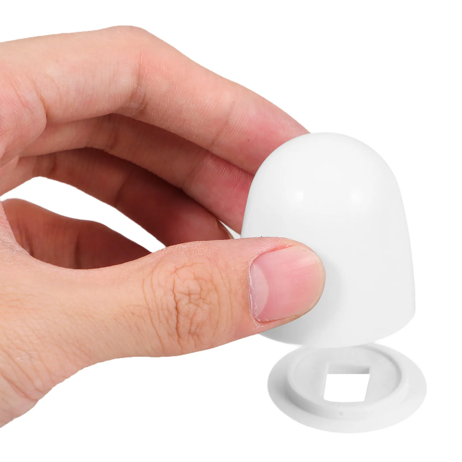 4Pcs Toilet Bolt Caps Covers with Washers Compact Lightweight Bathroom Toilet Bolt Covers Decorative Screw Caps for Bowl