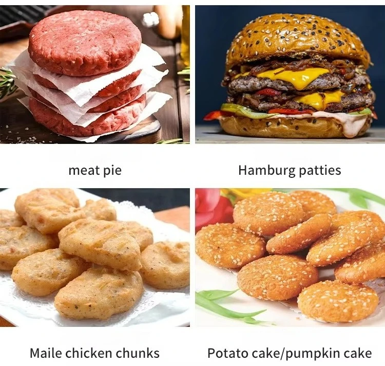 Customized Industrial Automatic Patty Forming Machine Multifunctional For Hash Brown Burger Chicken Nugget Commercial