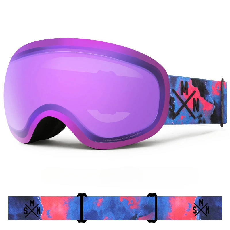 New Ski Glasses for Women Men Winter UV Protection Snowboarding Goggles Outdoor Windproof Sport Double Layer Anti Fog Sunglasses