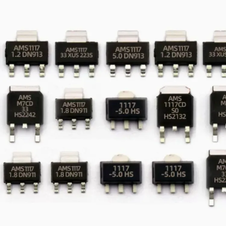 10PCS/LOT AMS1117-3.3V 1.2V 1.5V 1.8V 2.5V 5.0V 1.5/1.8/5.0vADJ regulator asm1117 power supply ic buck chip sot-223 SOT-89