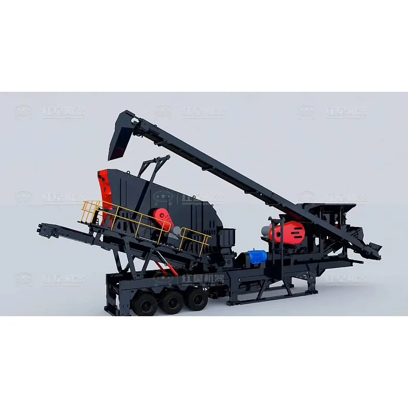 Affordable Easy Operation Low Noise Stone Processing Crushing Screening Machine Mobile Hammer Crusher Plant
