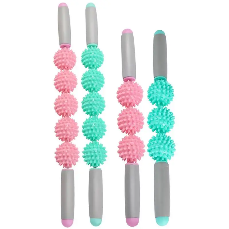 Muscle Relaxation Rod Roller Yoga Massage Stick Male And Female Spike Hedgehog Ball Massage Stick