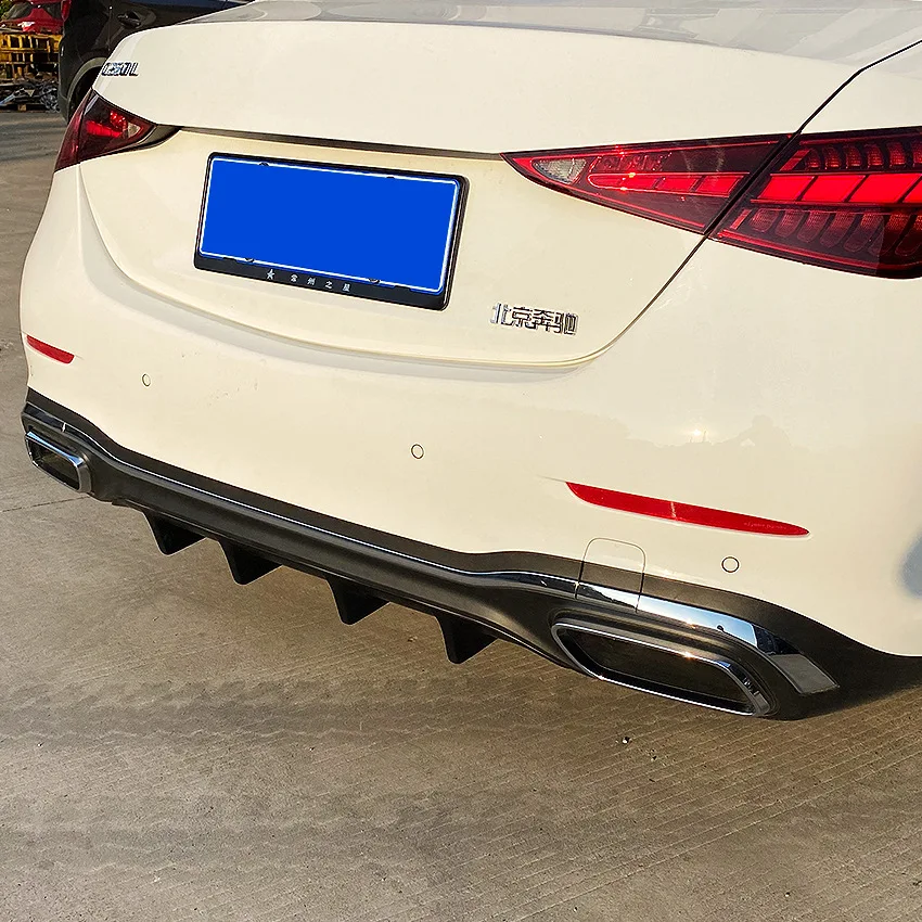 

For Applicable To Mercedes Benz C-Class W206 Rear Bumper Diffuser Lip C200 C260 C300 Rear Lip Spoiler Guard Modification 2022+