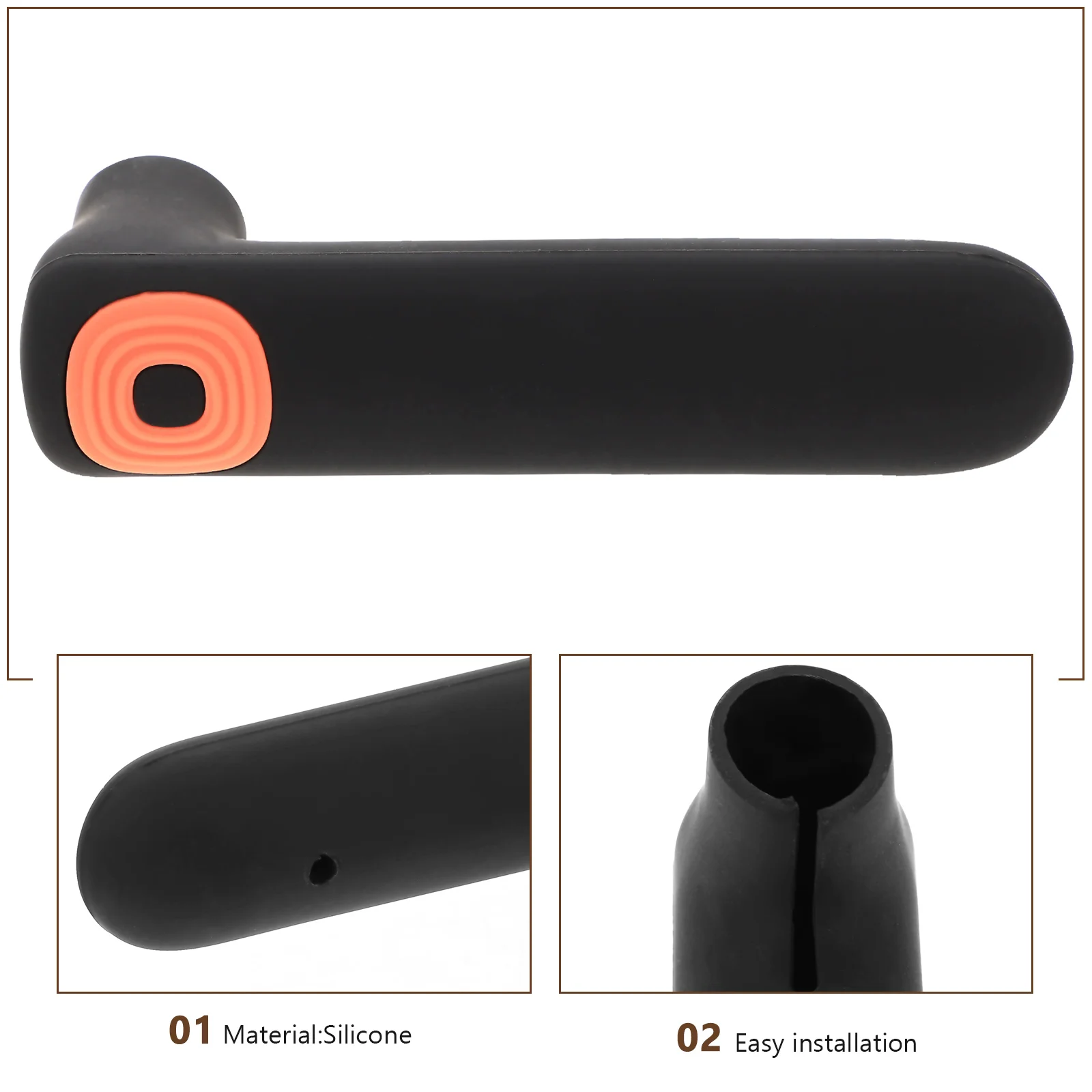 

Cover Silicone Child Proof Protector Anti-Collision Guard For Baby Room Door Pulls Household Handle Covers Elastic Wall