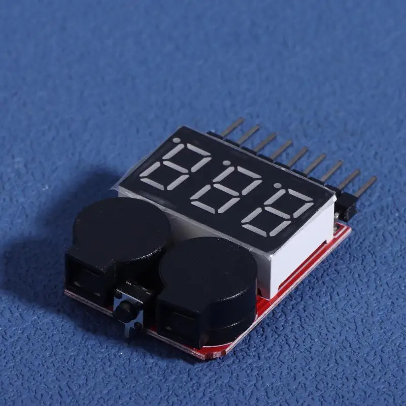 1/3/5PCS RC Voltage Display Batterij Lage Alarm Zoemer 1S-8S meter Tester Lipo Batterij Monitor Voor RC Auto Drone Helikopter