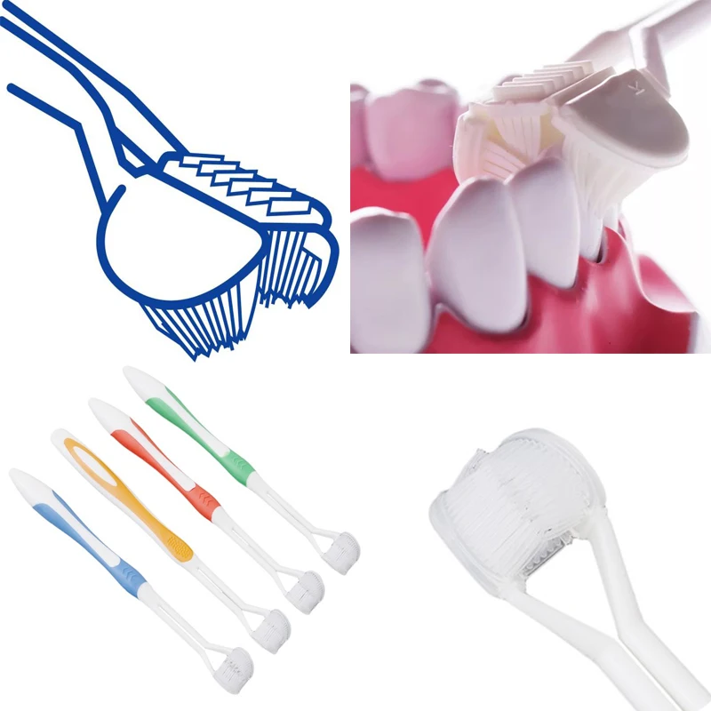 Baby Toothbrush Three Sided Safety Soft Brush Children Oral Hygiene Care Cleaning Kids Teeth Brushes kinderen tandenborstel