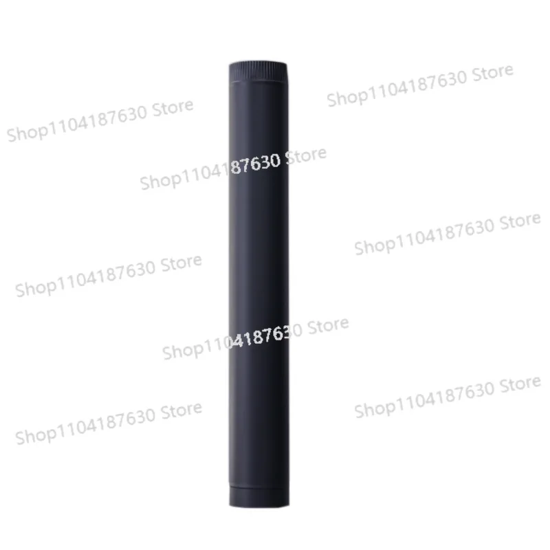 

Thickened for Real Fire Cast Iron Fireplace, Lengthened Black Stainless Steel High Temperature Resistant Chimney Fittings