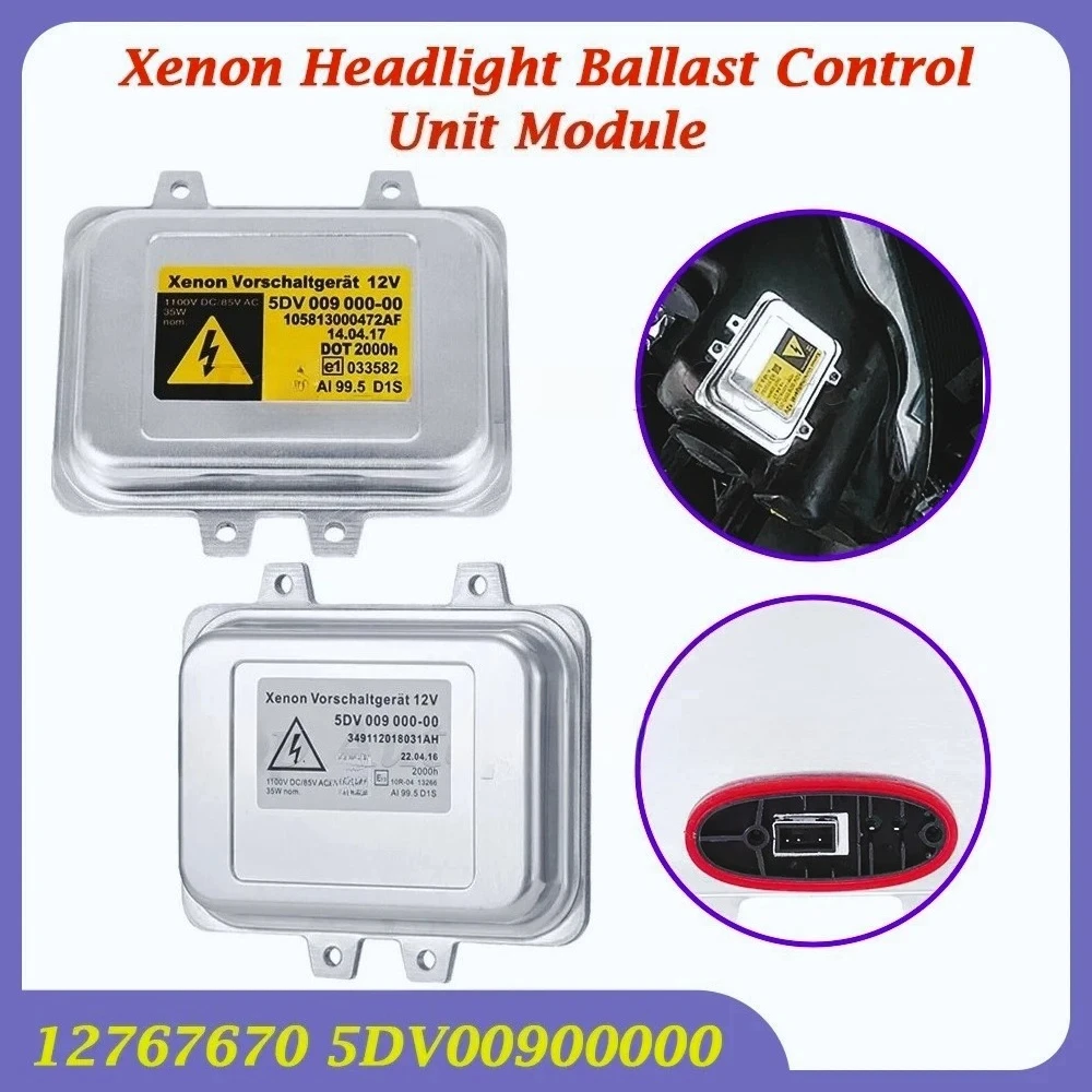 Para BMW E60 E61 Ford MERCEDE-BENZ Land Rover HYUNDAI OEM 12767670   5DV 00900000   5DV 009000 -00 Unidad  control  faros  xenón