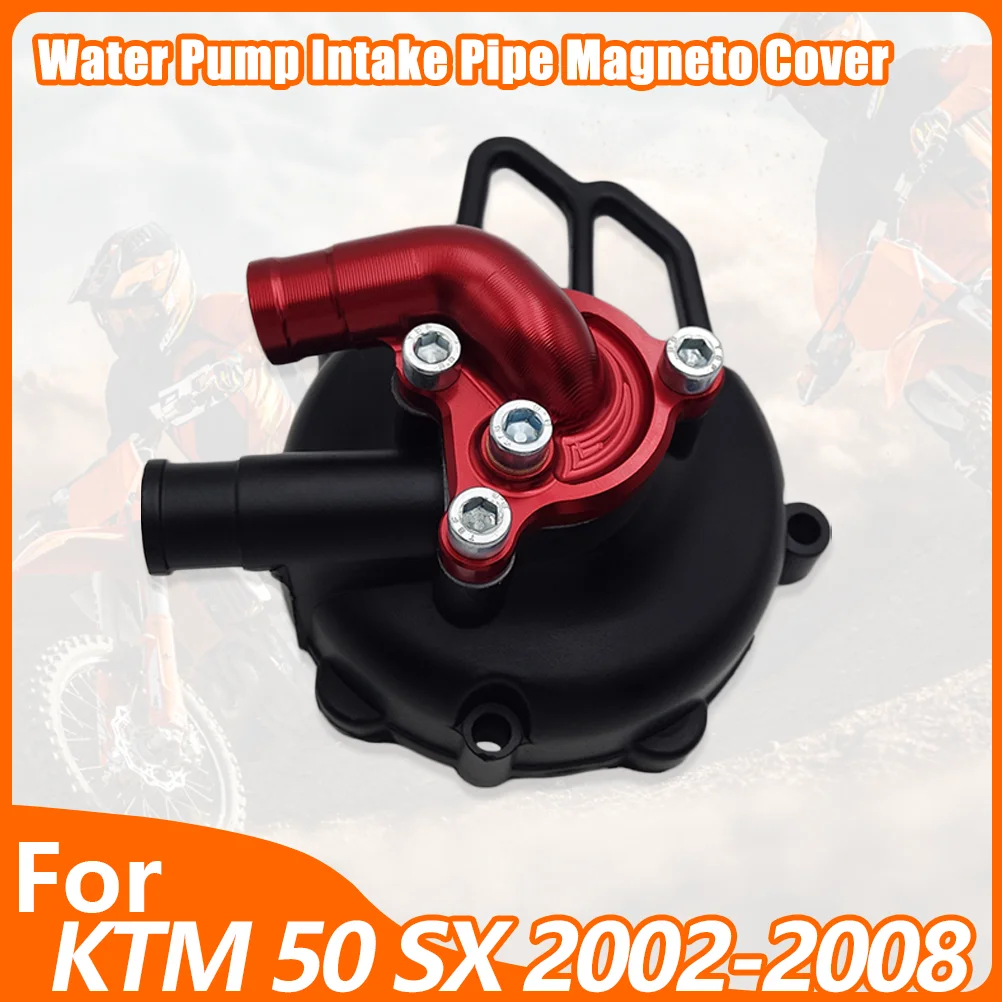 

For KTM 50CC SX50 2002-2008 Motorcycle Water Pump Intake Pipe Magneto Cover Left Crankcase Ignition Guard SX 50 2 Stroke Engine