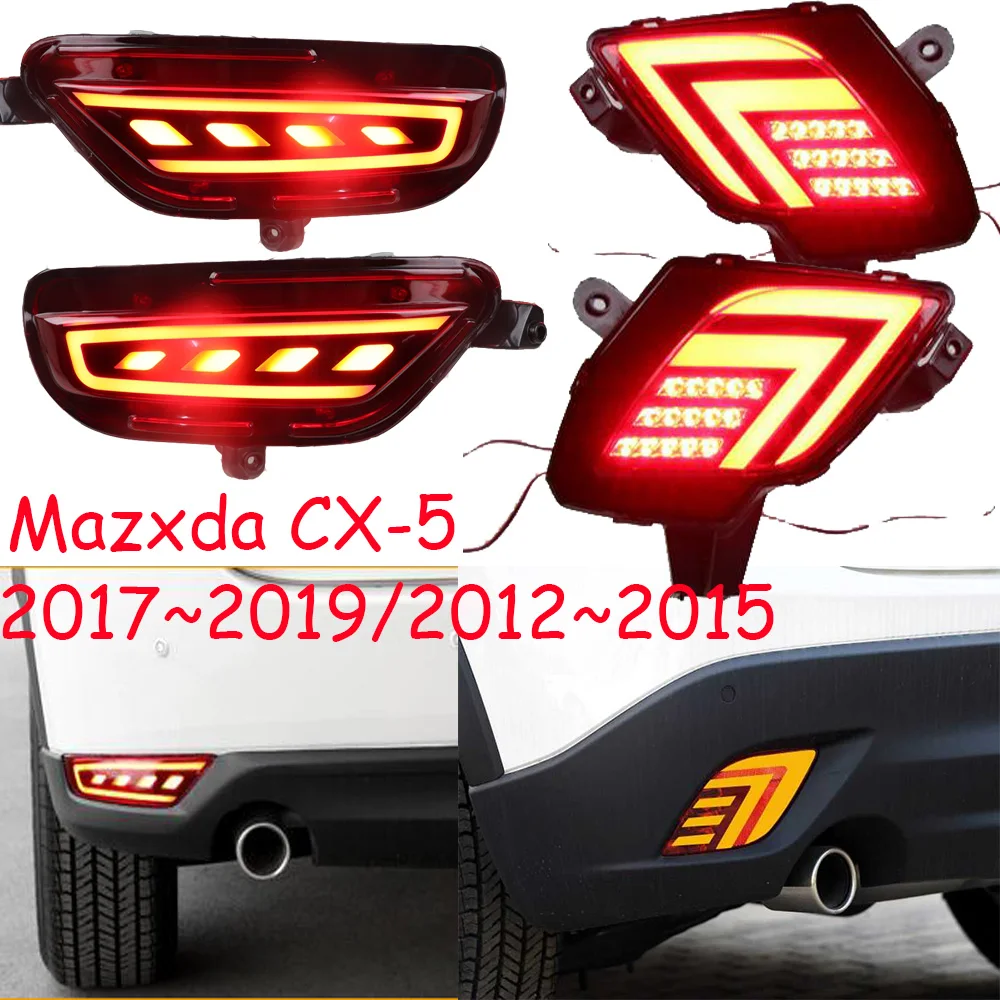 1set Car Bumper Tail Light For Mazda CX-5 Rear Light Breaking Fog 2017~2019/2012~201y LED Taillamp For Mazda CX-5 Brake Light