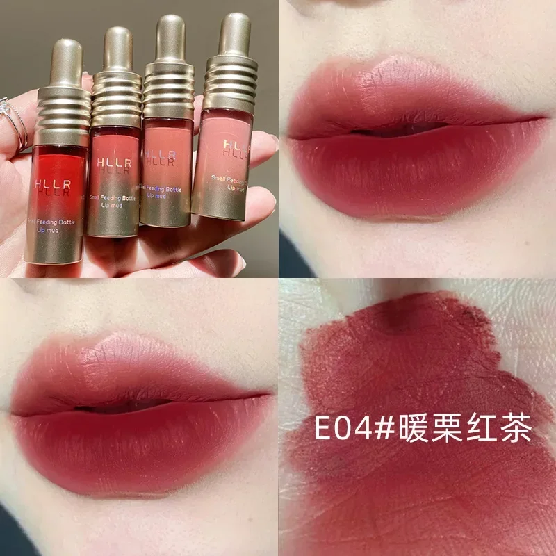 Rouge à Lèvres Liquide Longue Durée, 6 Couleurs, Mini BiSantos Jules Brcorporelle, Teinte Sexy, Waterproof, Cosmétiques Coréens, 256