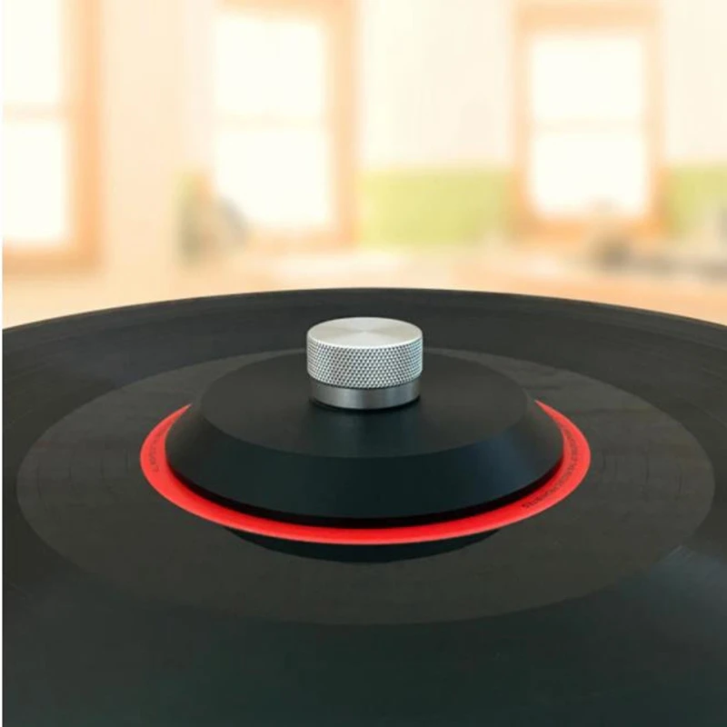 Morsetto per dischi in vinile POM di fascia alta 75g stabilizzatore per dischi LP peso per dischi giradischi morsetto in vinile smorzatore di vibrazioni strumenti professionali