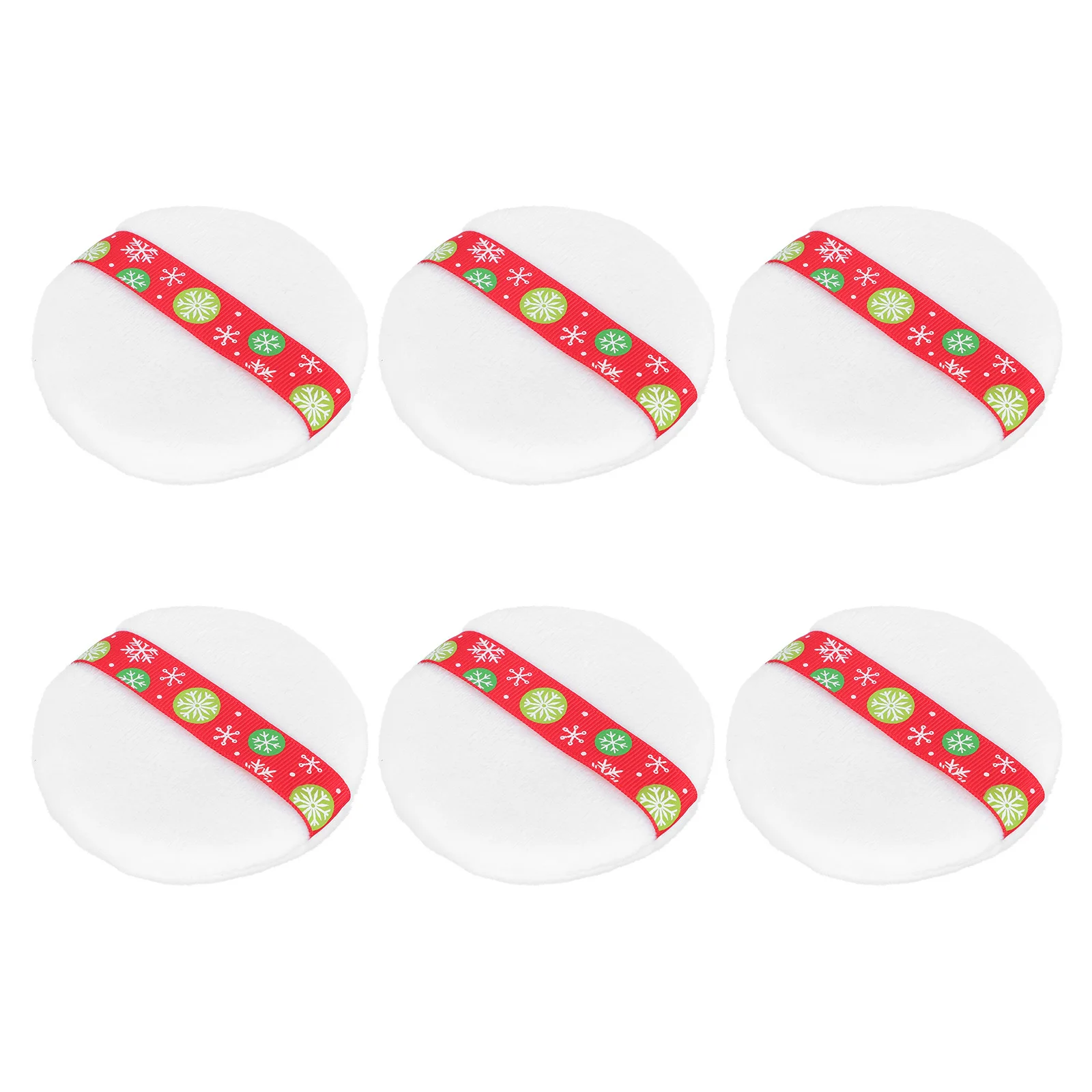 

6pcs Makeup Puff For Foundation Cream Blush Highlighter Reusable Powder Supple Makeup Pad Multipurpose Face