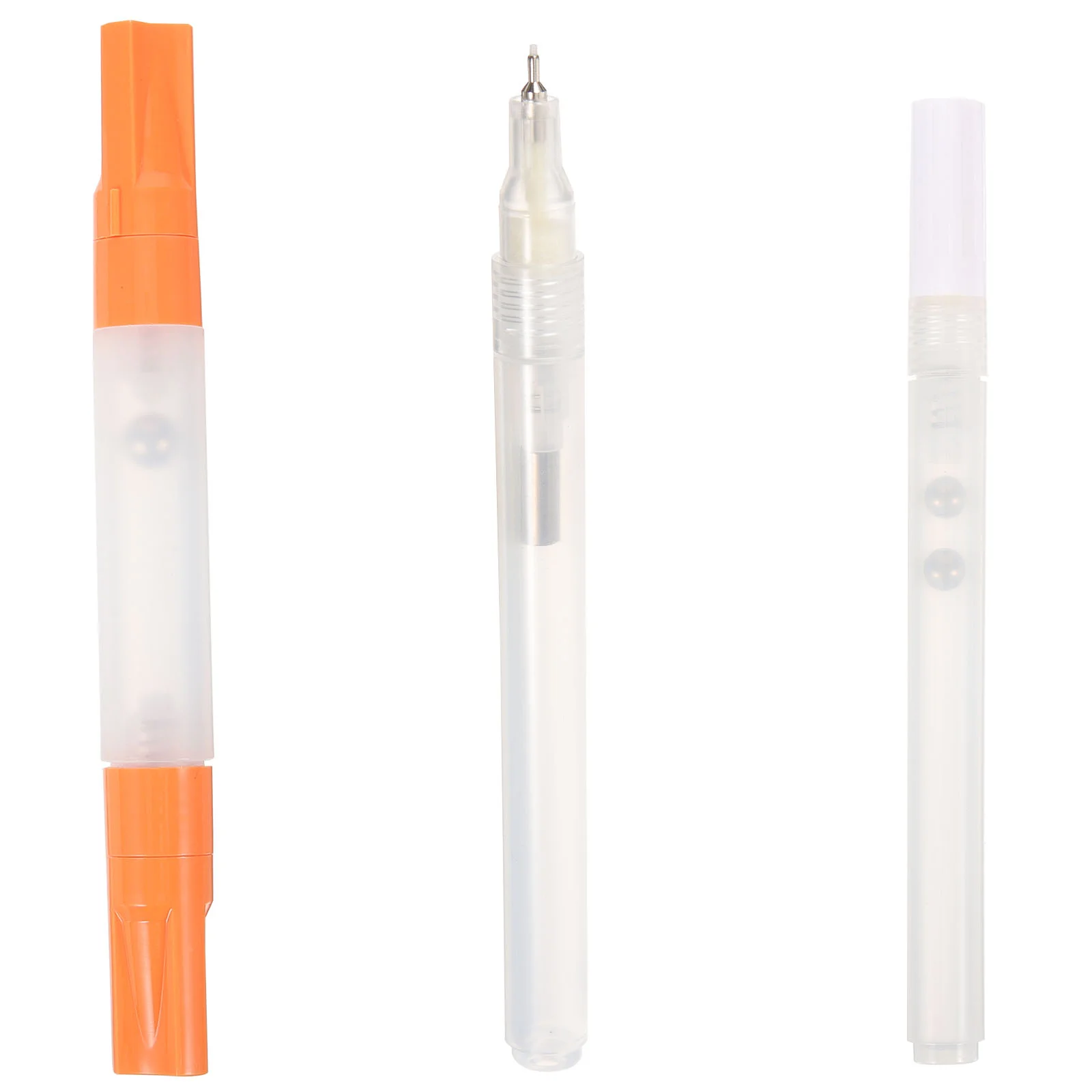 3pcs Refillable Marker Pens Empty Paint Markers Office Painting Pen for Artwork Drawing refillable paint pen