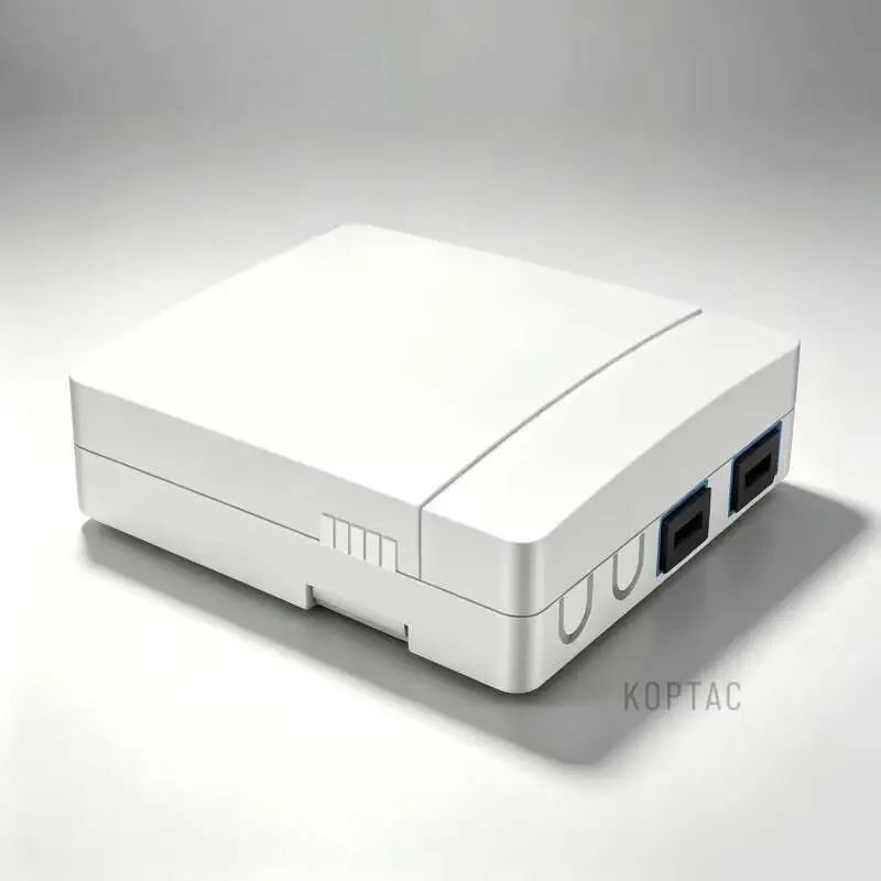 Two-port information desktop box two-core fiber optic information box fiber optic panel SC/LC fiber optic sockets