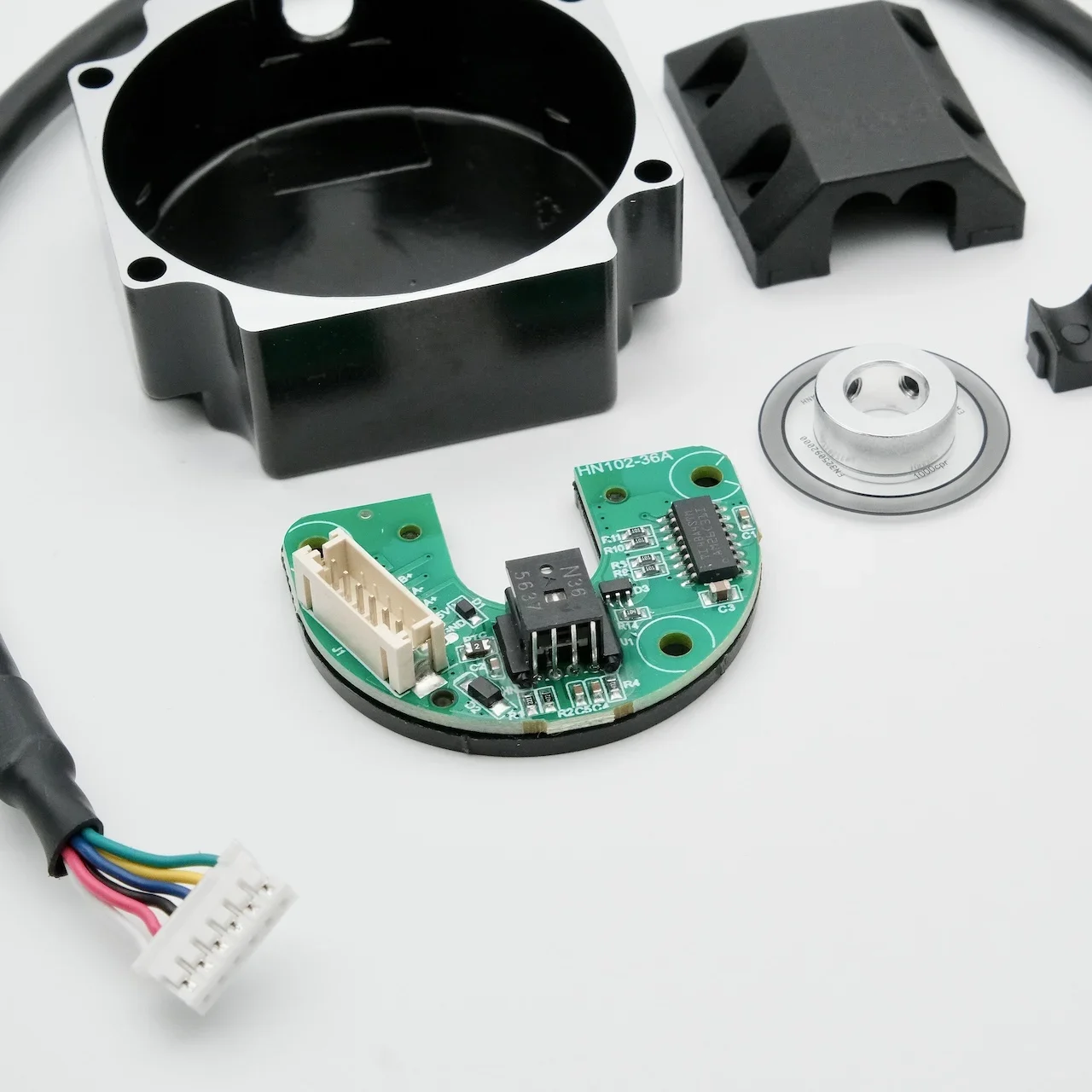 1000ppr ab 2 fases para 57mm 9731 disco de código de motor de passo industrial HN102-36A 8mm furo 360ppr 1000 lpr diy nema 23