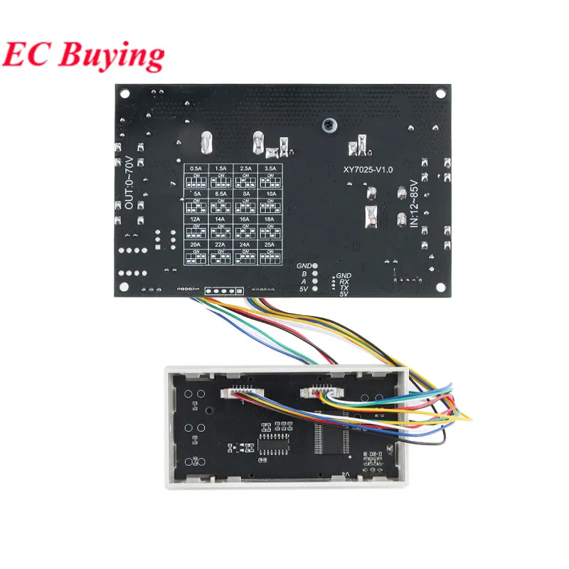 XY7025 70V/25A/1750W Buck Converter CC CV CNC Stabilized Power Supply Adjustable Regulated Voltage and Current Step-down Module