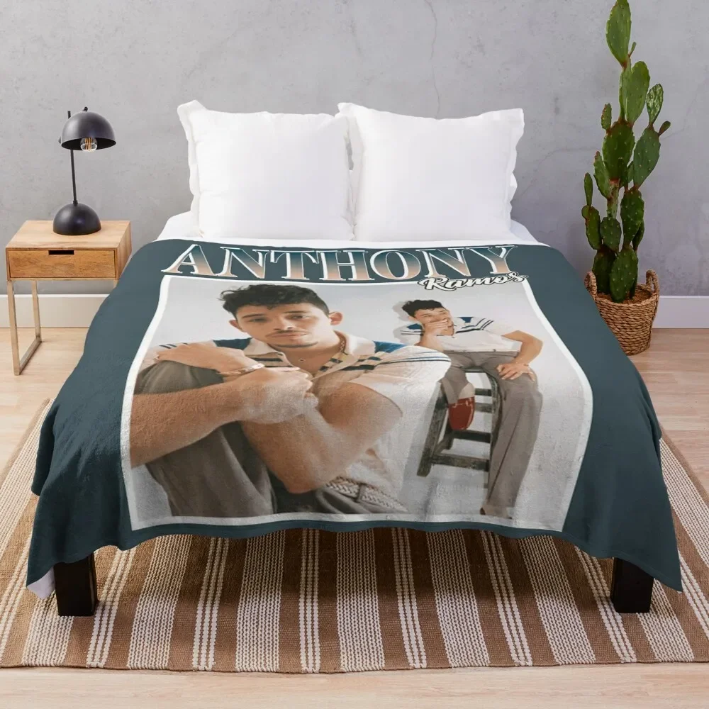 

Anthony Ramos Throw Blanket Ultra Plush Cozy Blanket for Napping Sleeping