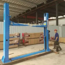 Two Post Car Lift Lifting Repair Platform With Double Toothed Gear Construction Hot Sale Type Accept OEM Order