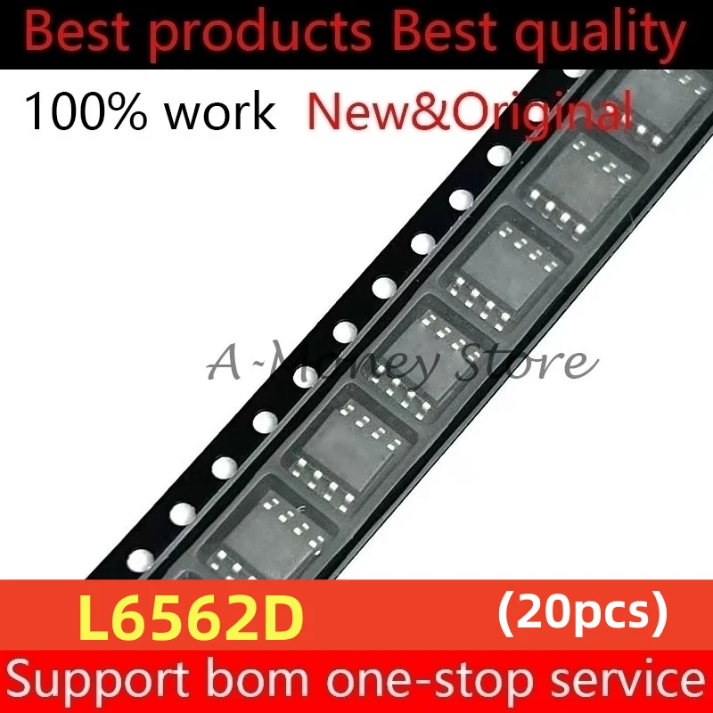 (20pcs)L6562DTR L6562D L6562 sop-8