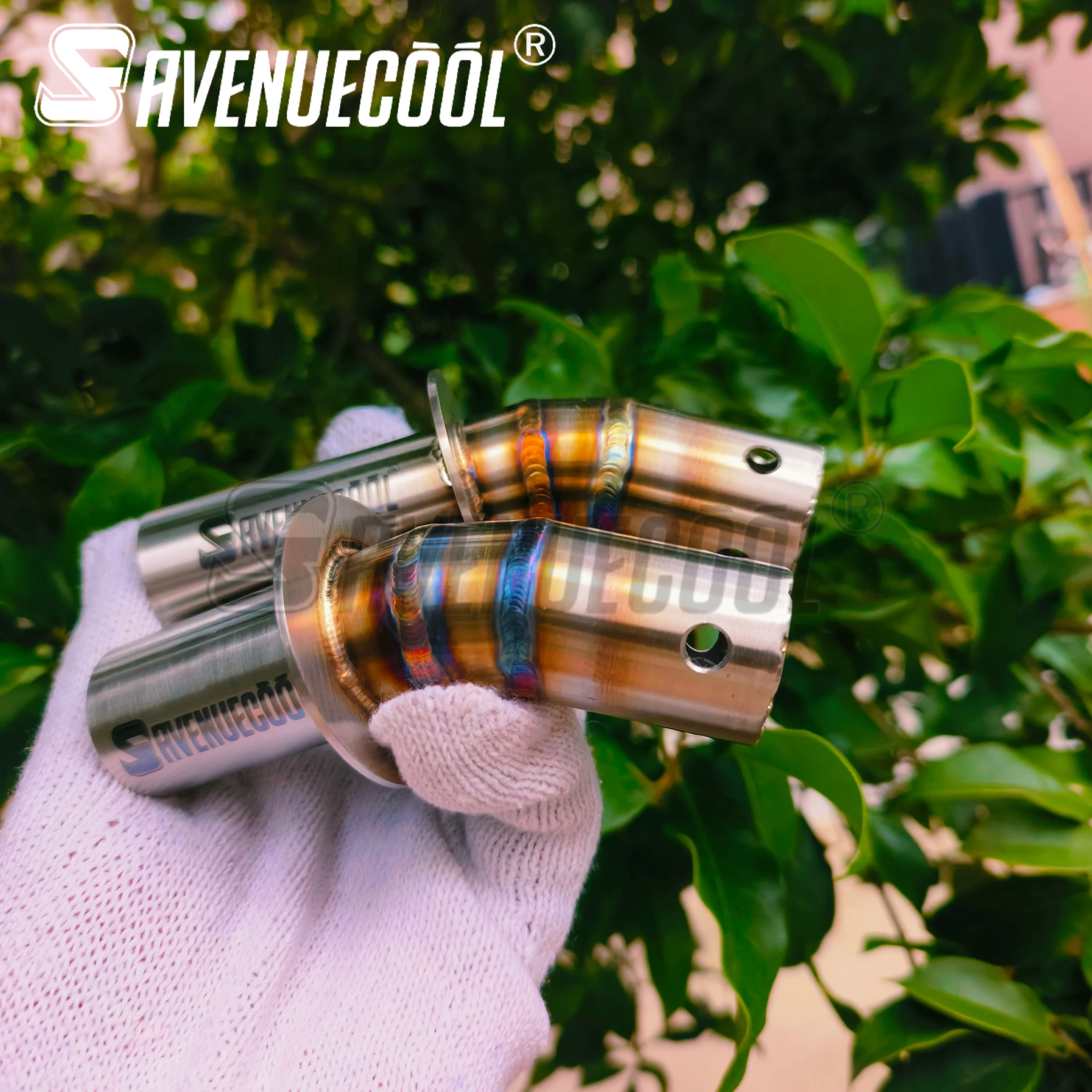 Avenuecool انتصار تشويش إذاعي 900 Zard العادم كاتم الصوت التوصيل Db القاتل الفولاذ المقاوم للصدأ كاتم الصوت التوصيل تعديل خاص #6