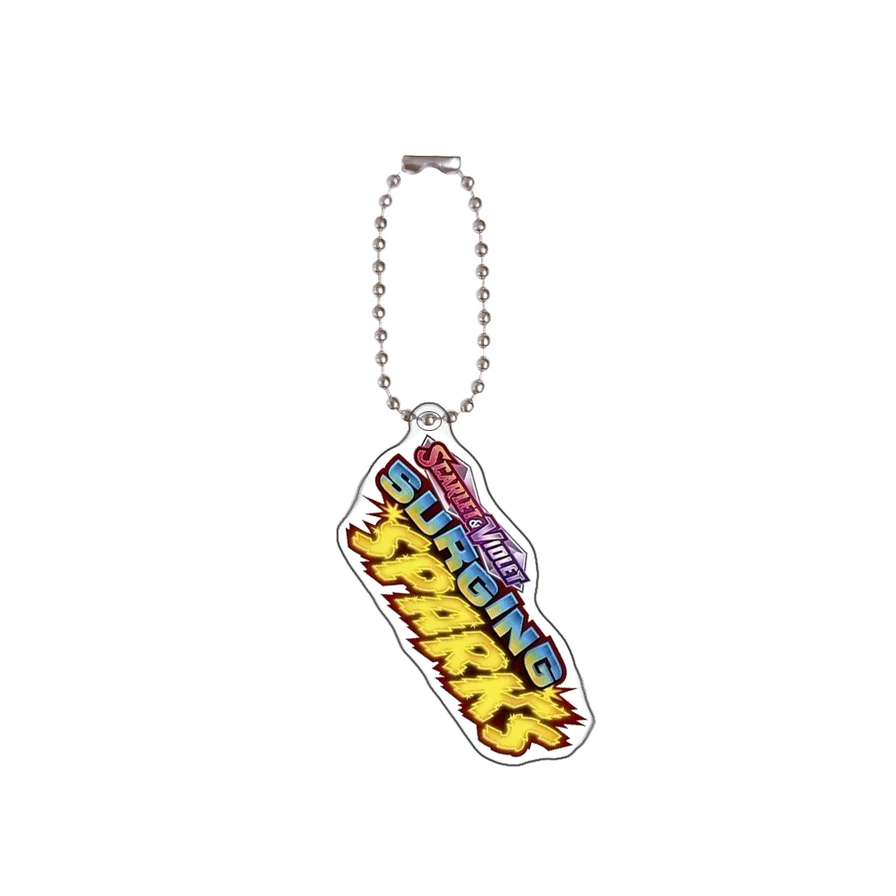 5Cm Acrylic Card Keychain Pendant for Ptcg Mega Evolution Anime Card Acrylic Keychain Self-Made Backpack Pendant Decorative Gift