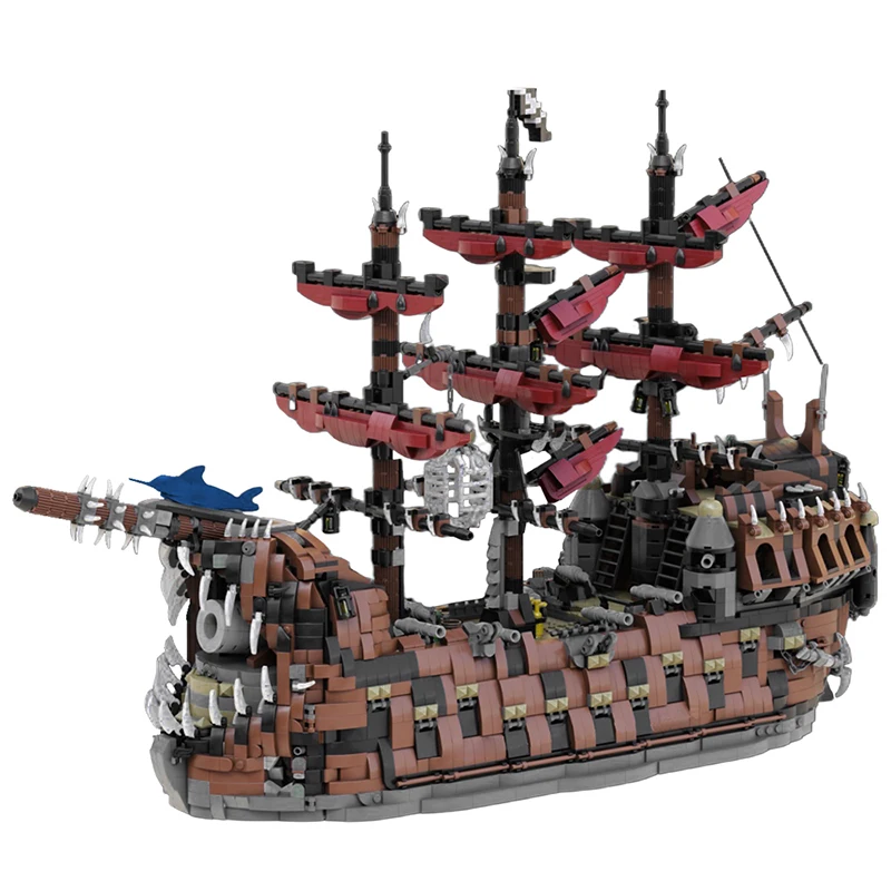 

The Ruineds Kings Pirates Ships Sailing Storm Boat Toys Ultimate Collector Bricks Building Blocks Model Toy for Children Gifts