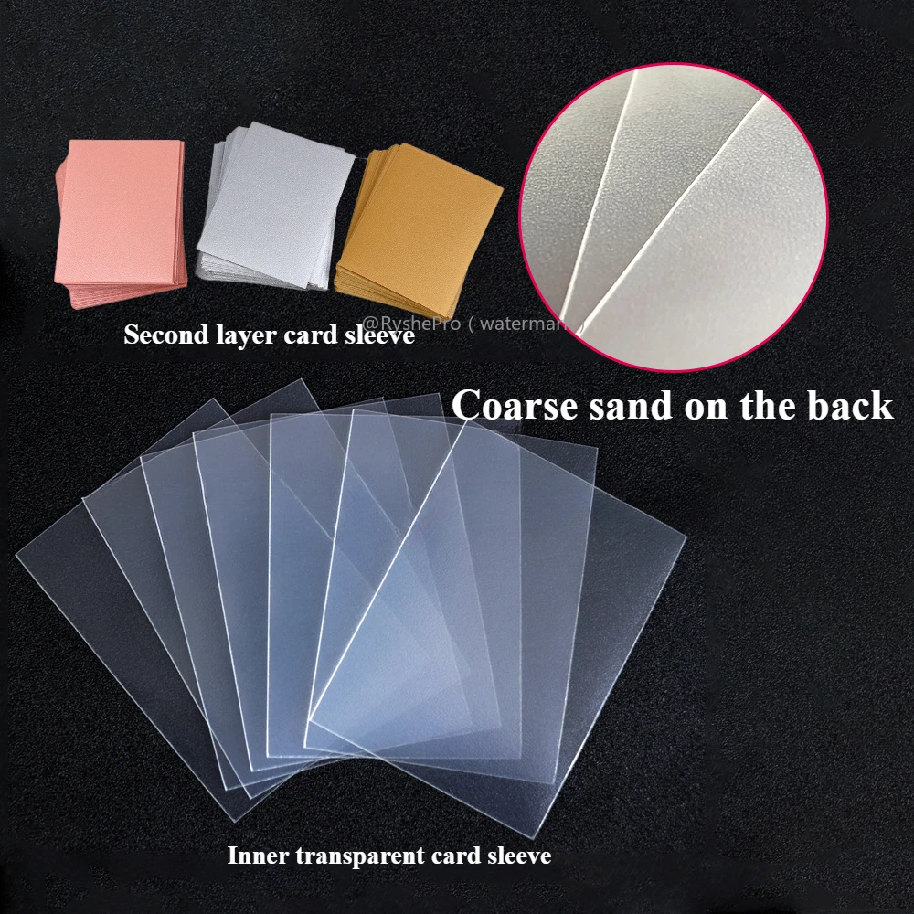 sleeve no card behind Kings Standard Sleeves – 110 Count, Clear 60 Micron Thickness, Medium USA Size (56 x 87 mm), Compatible with Heat: Pedal to the Metal & More – SKU: SKS-8807 : Toys & Games Actual Sleeve Dimensions Taobao Pokemon Card Packaging Fail: