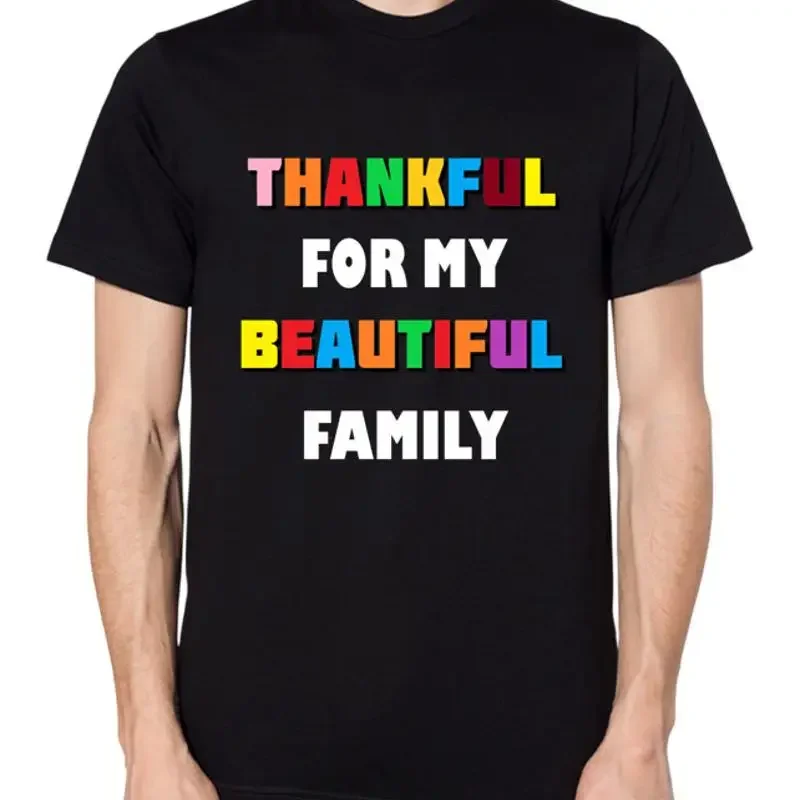 Thankful For My Beautiful Family T Shirt