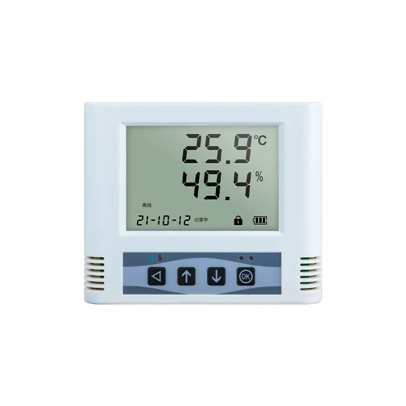 

High Precision RS485 Digital Temperature and Humidity Transmitter Sensor with Built-in Alarm OEM Supported Made of Plastic