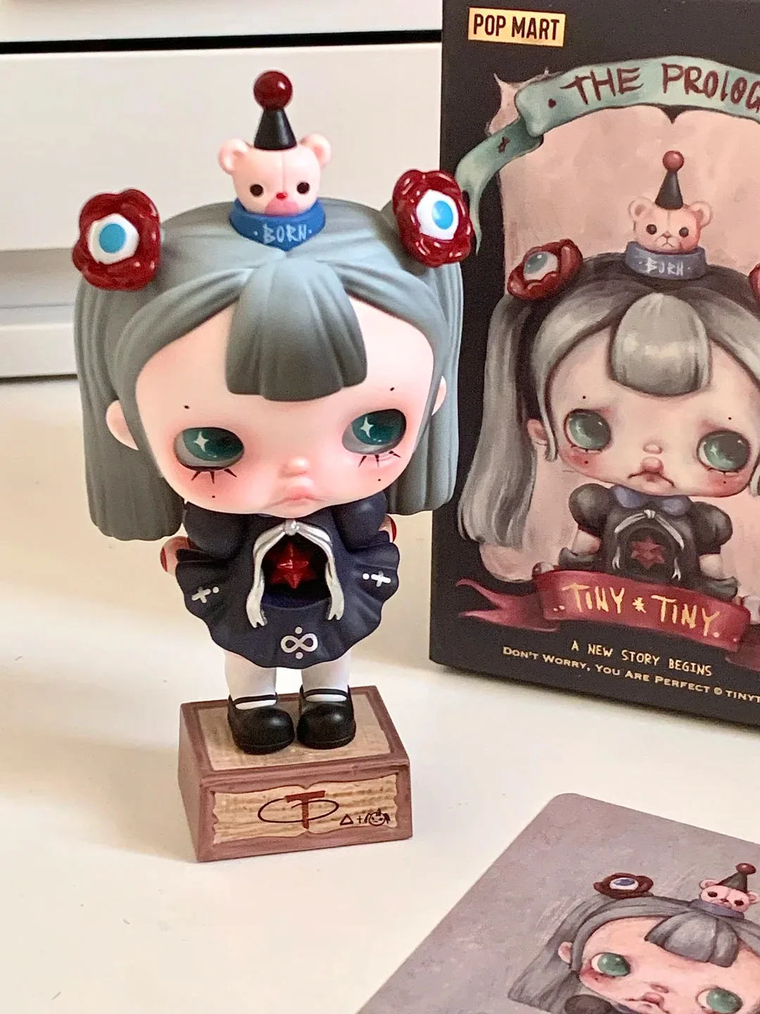 

POPMART подлинная серия TINYTINY Opening, модная слепая коробка ручной работы, милая игрушка-сюрприз, коллекция украшений, подарок на складе