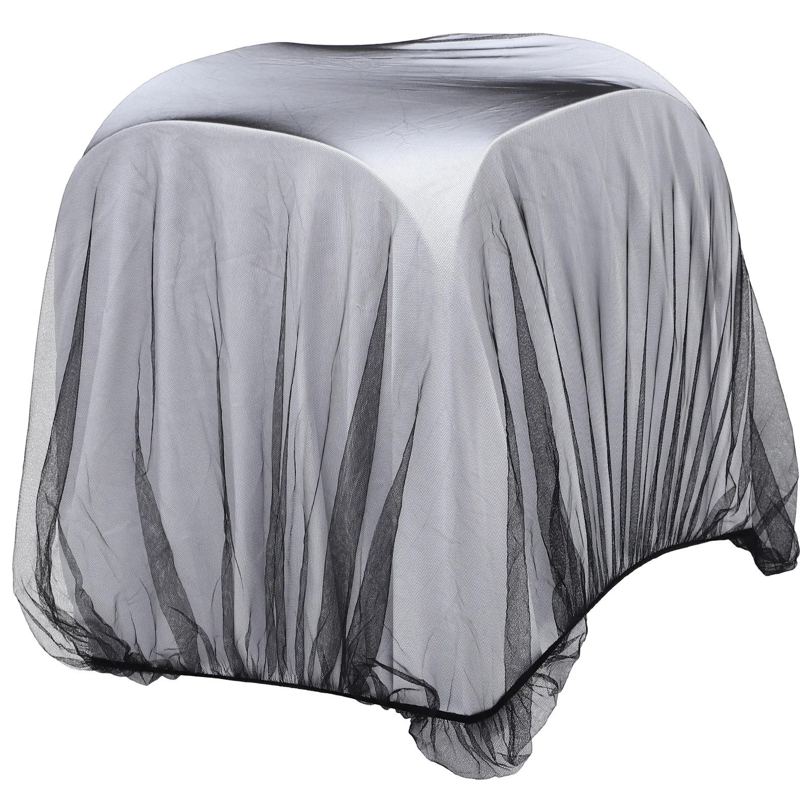 Rete per zanzariera per passeggino per neonati, culle, passeggini, penne da gioco, elastiche, adatte alla maggior parte dei carrozzine nere