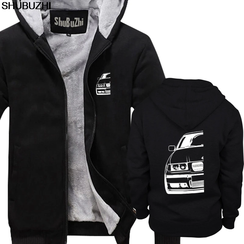 Abrigos cálidos de invierno para hombre, camisetas juveniles Cool Automotive Car Turbo E30 E36, sudaderas gruesas con capucha de algodón orgánico sbz590