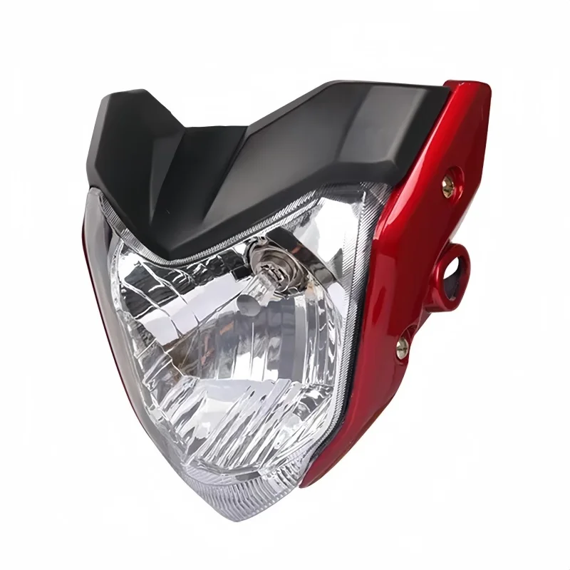 Sclmotos- FZ16 FZ 16 Motorcycle Front Headlight Headlamp Assembly Head Light Lamp Bracket For Yamaha FZ16 FZER150 YS150 4 Color