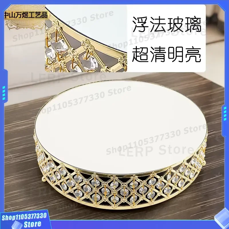 Nordic Round Cake Tray Shelf Indoor Living Room Plate Storage Decoration Bottom Rack Direct Factory Sales Home Decor Item